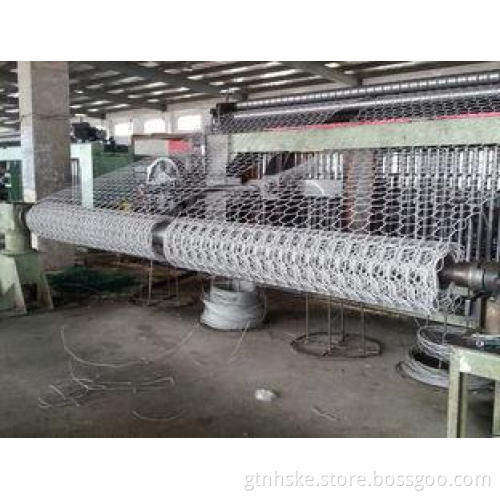 Heavy Duty Galvanised Gabion Machine Wire Mesh Hexagonal 43